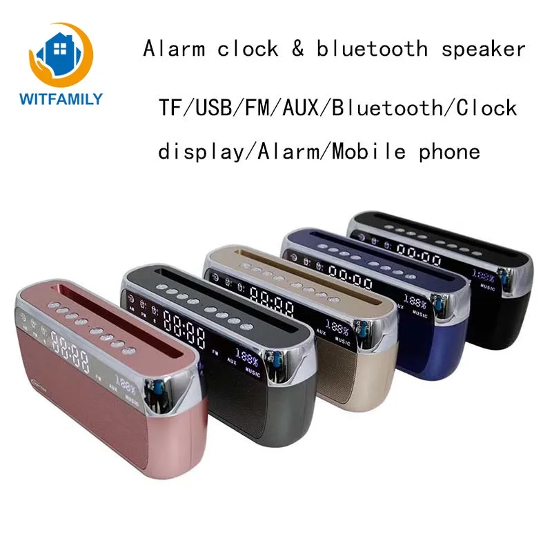 Новые беспроводные Bluetooth аудио мини часы Портативный креативный открытый