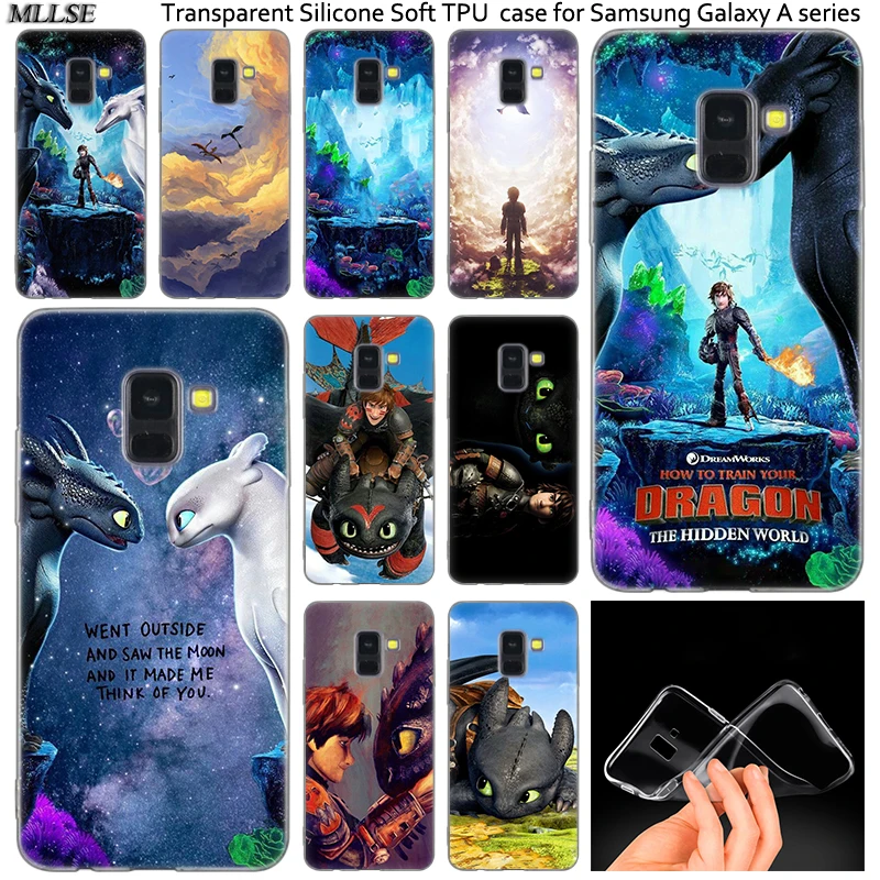 

How to Train your Dragon art Silicone Case For Samsung Galaxy A50 A30 A10 A40 A6 A8 Plus A20 E A5 A7 2018 2017 2016 Note 9 8