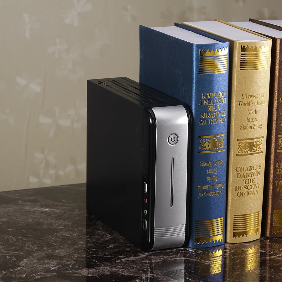 Чехол для компьютера E Mini 3015 US version itx mini industrial шасси htpc серебристо черный|htpc