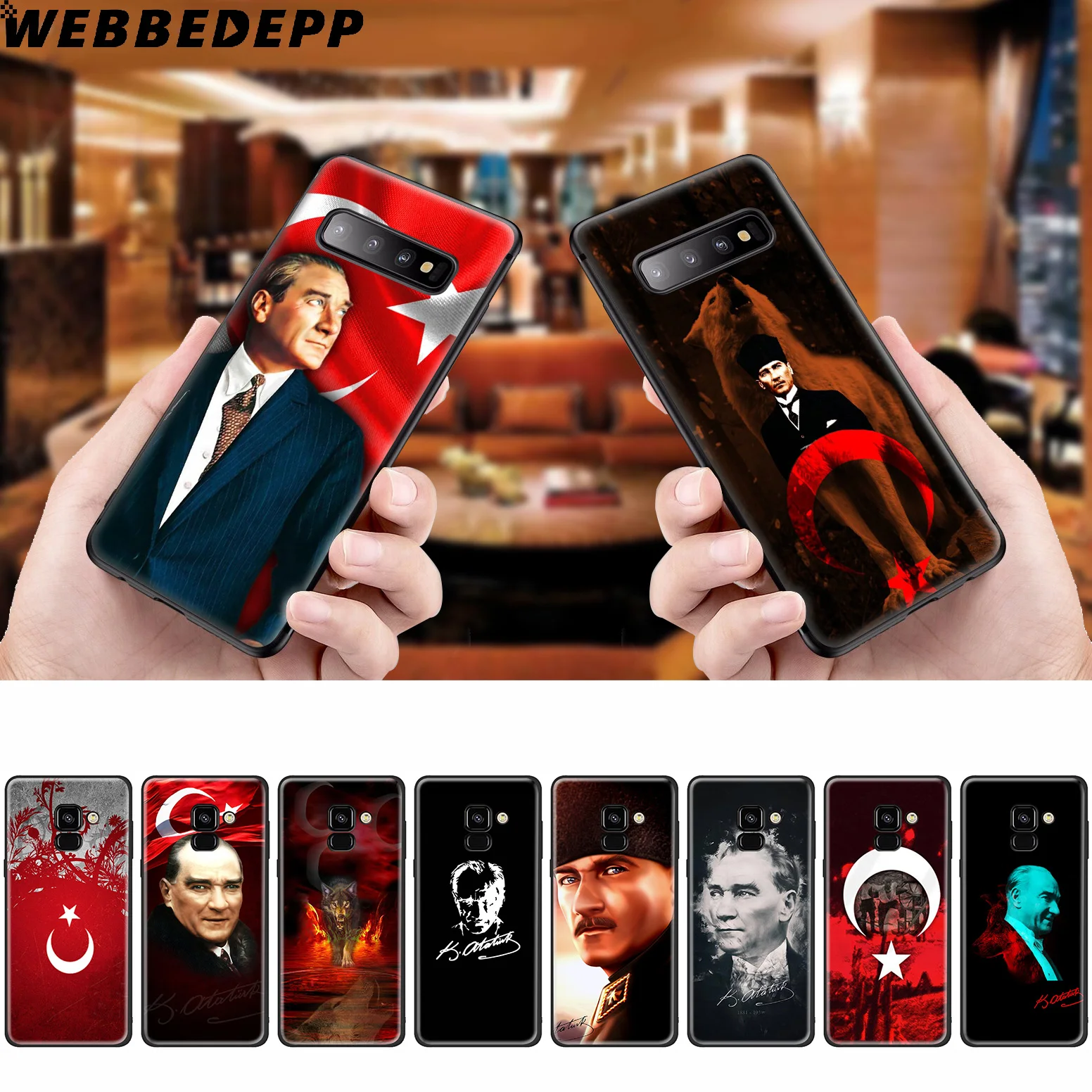 WEBBEDEPP Турция Mustafa Kemal Ataturk силиконовый чехол для Samsung Galaxy A3 A5 A6 A7 A8 A9 A10 A20 A30 A40 A50 A70 M10