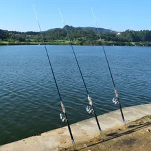 Полные размеры CaiGao 2,1 М 2,4 М 2,7 М 3,0 м Автоматическая Удочка Море Река Озеро Бассейн Удочка устройства(без катушка