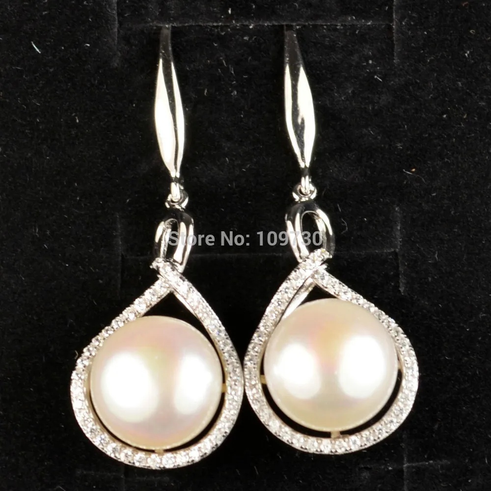 

ry00349 Zircon AAA Natural Pearl Earrings (A0425)