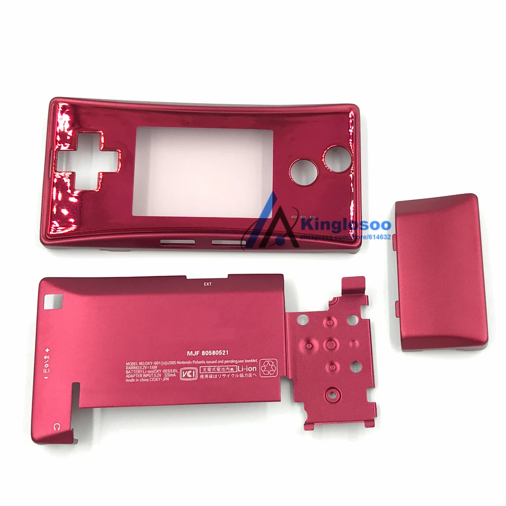 5 цветов корпус на замену чехол для Gameboy Micro GBM Лицевая панель Передняя Задняя крышка с винтами