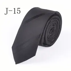 Мода 5 см Дизайн галстук черный полосатый галстук высокое качество Классические жаккардовые ткани Gravatas для Для мужчин