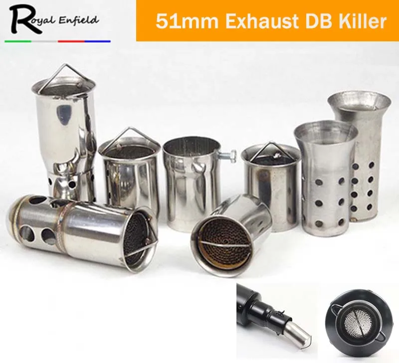 

For Motorcycle Exhaust Muffler Noise Muffler DB Killer Sound Eraser for Off Road Bicycle 51mm / 60mm DB Assassin Catalyst