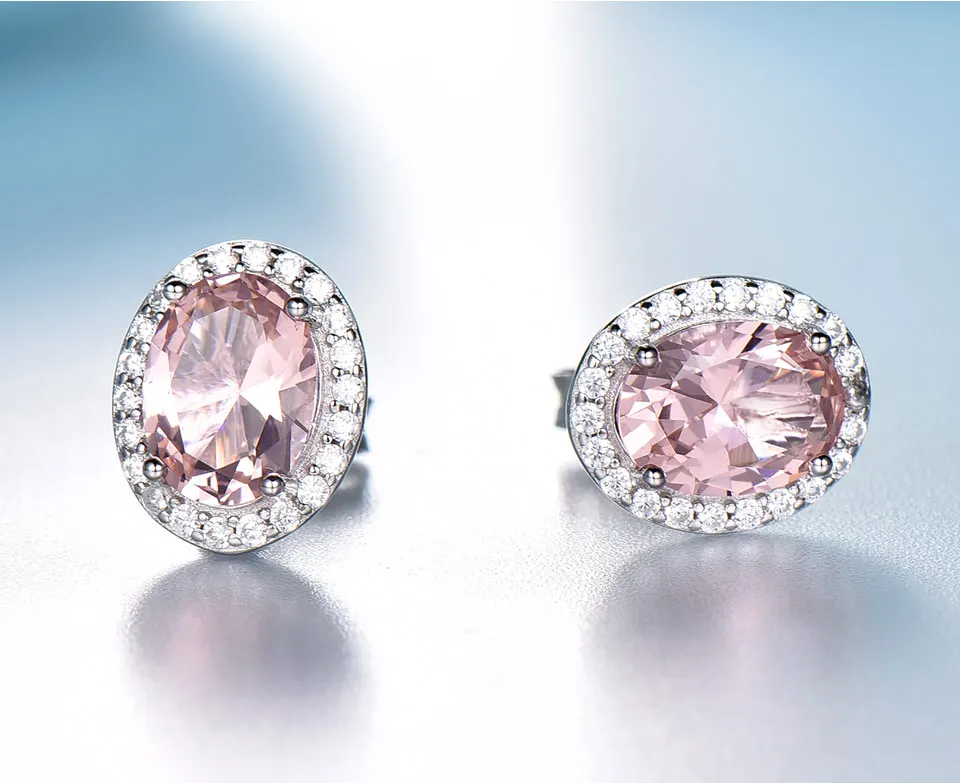 ZUMCHO-Pink-Sapphire-sterling-silver-earrings-for-women-EUJ073PS-1-PC (3)