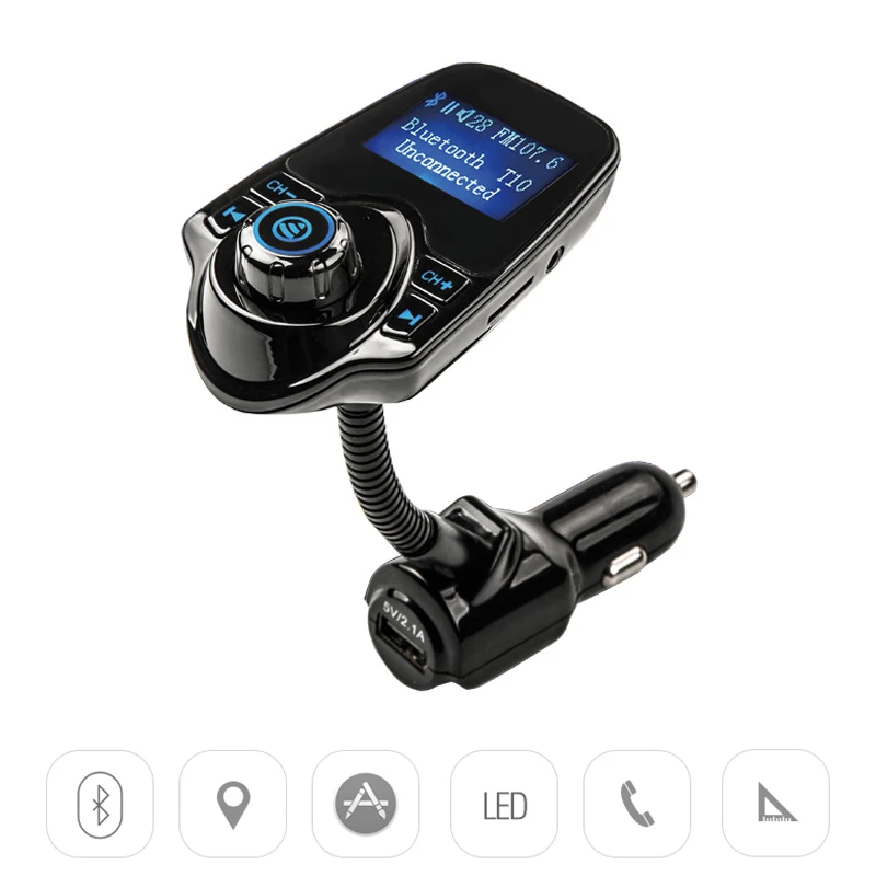 2019 Новый беспроводной автомобильный Bluetooth fm-передатчик модулятор Hands-Free MP3