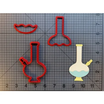 

Water Pipe Cookie Cutter Custom Made 3D Printed Fondant Cupcake Top Cake Decoration Tools cortadores de fondant