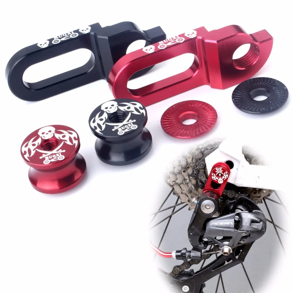 cheap MUQZI Bicycle Frame Dial Later Tail Hook Replacer Universal Mountain Road Bike Foldable Aluminum Alloy Rear Dial Holder