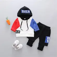 

1 2 3 4 Year Boys Fashion Clothes Spring Autumn Kids Sport Suits Long Sleeve Shirts Pants 2pcs Children Clothing Set Tracksuits