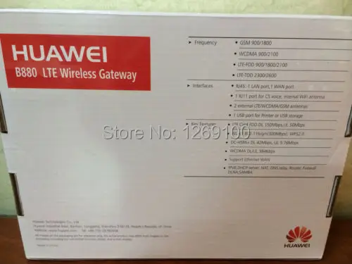 Huawei B880-73 LTE FDD 900/1800/2100 МГц TDD2300/2600 МГц мобильный беспроводной роутер CPE