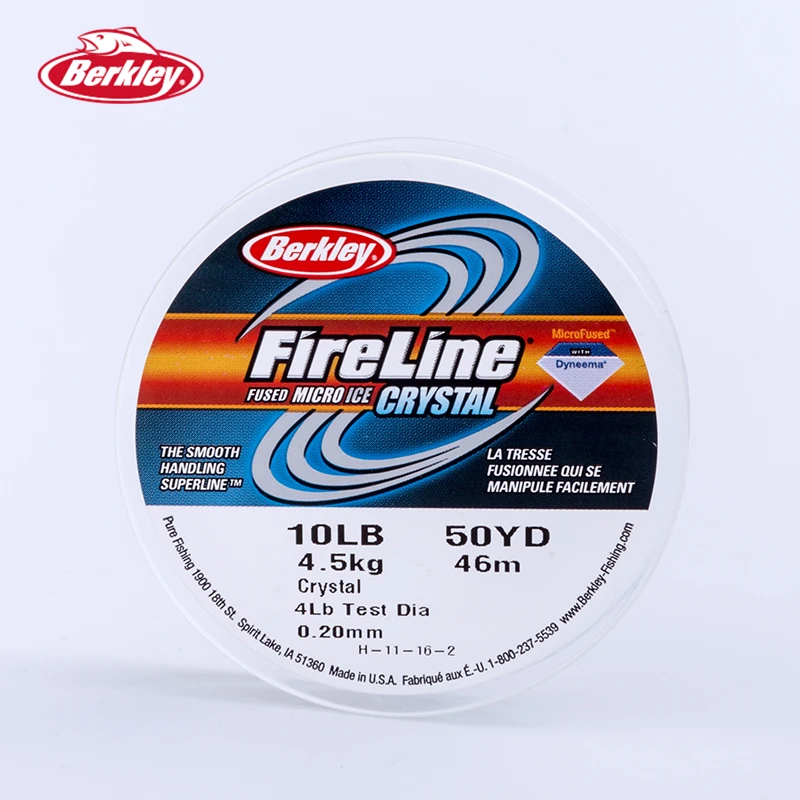 Hot Sale Berkley FireLine Micro Ice 50yd/45m Crystal Smoke Fishing