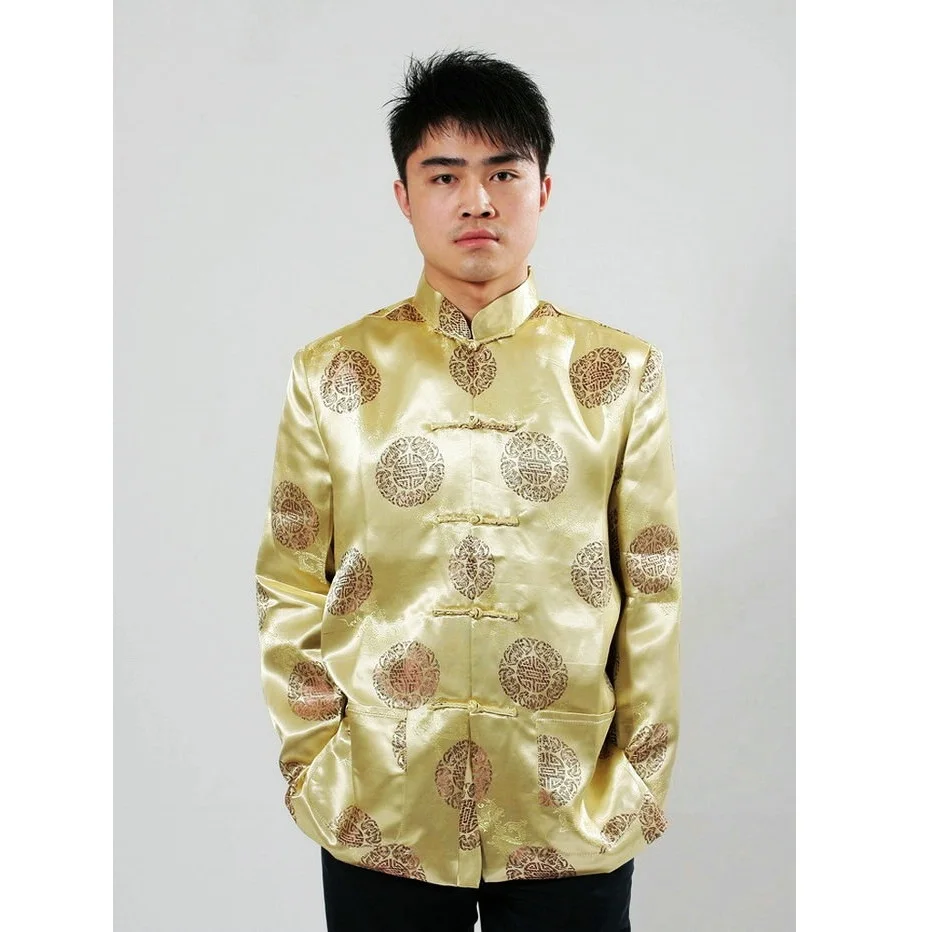 traditional chinese clothing for men Top tang suit New Year Gift Party