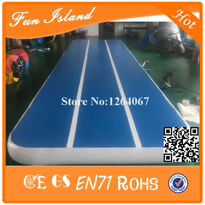 

Free Shipping 8x2m Factory Supply Inflatable Tumbling Air Track Factory / Gymnastic gym mat