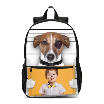 

Backpacks For Boys Girls Funny Cute Animal Dog Customized 3D Printing School Bag Travel Laptop Backbag Bookbag Mochila Escolar