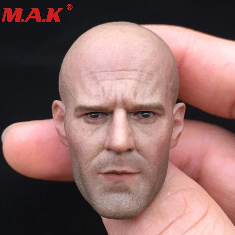 

1/6 Jason Statham head sculpt fast and furious 8 death squads head carving for 12" male man figure doll action figure body
