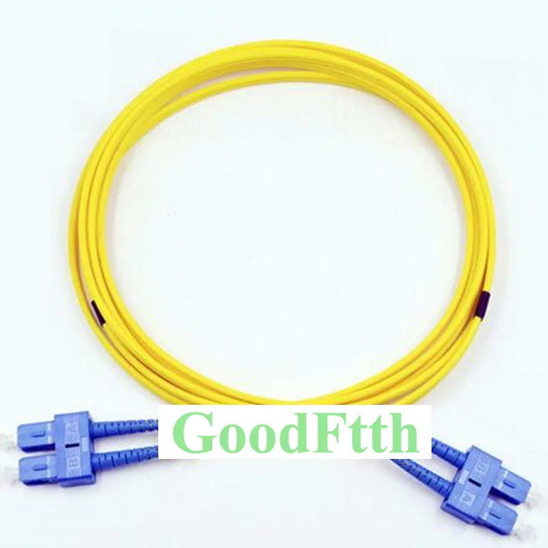 

Fiber Patch Cord Jumper Cable SC-SC UPC SC/UPC-SC/UPC SM Duplex GoodFtth 1-15m