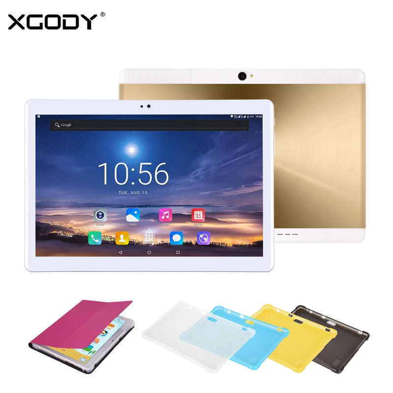 XGODY 3g 10,1 планшетный ПК фаблет 10,1 Android 7,0 1 Гб оперативной памяти, 16 Гб встроенной памяти, 1280*800 5MP двойной Камера Bluetooth, Wi-Fi, 5000 мА/ч, Телефонный звонок Планшеты