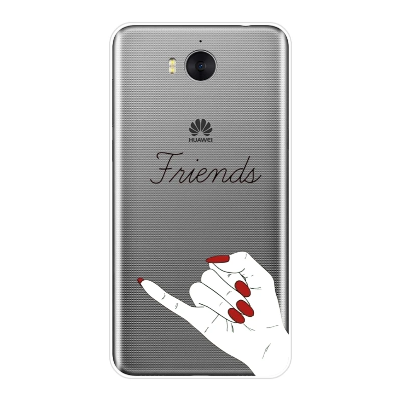 Лучший друг Мягкий силиконовый чехол для телефона huawei Y5 Y6 Y7 Prime 2018 Y9 2019 задняя