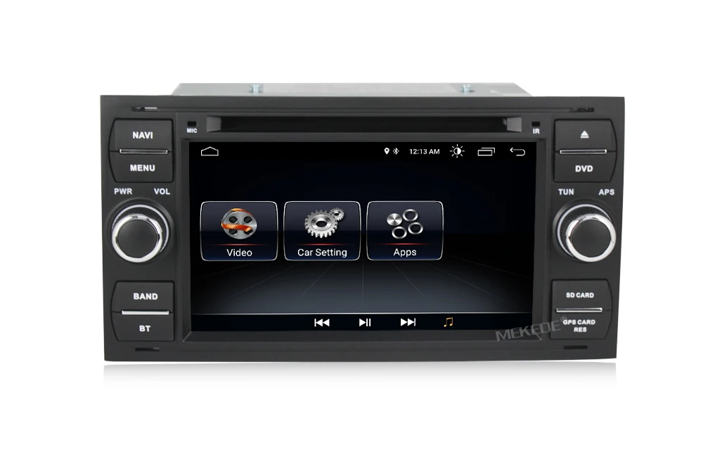 Best MEKEDE Pure Android 8.1 Car DVD GPS Navi Player Stereo Radio Audio For Ford Focus 2 Mondeo S C Max Fiesta Galaxy Connect With 9
