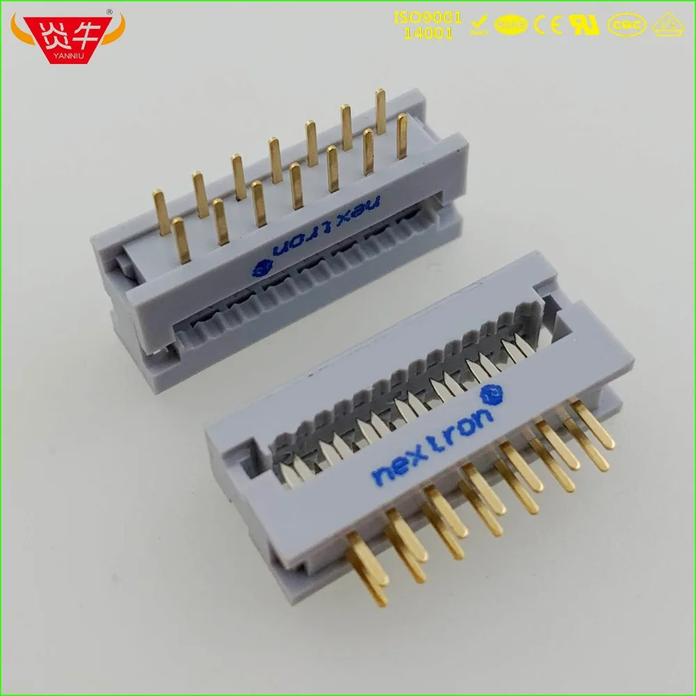 IDC Connector 2.54mm pitch 20 pins Ribbon Connectors 20 PIN 5 sets male