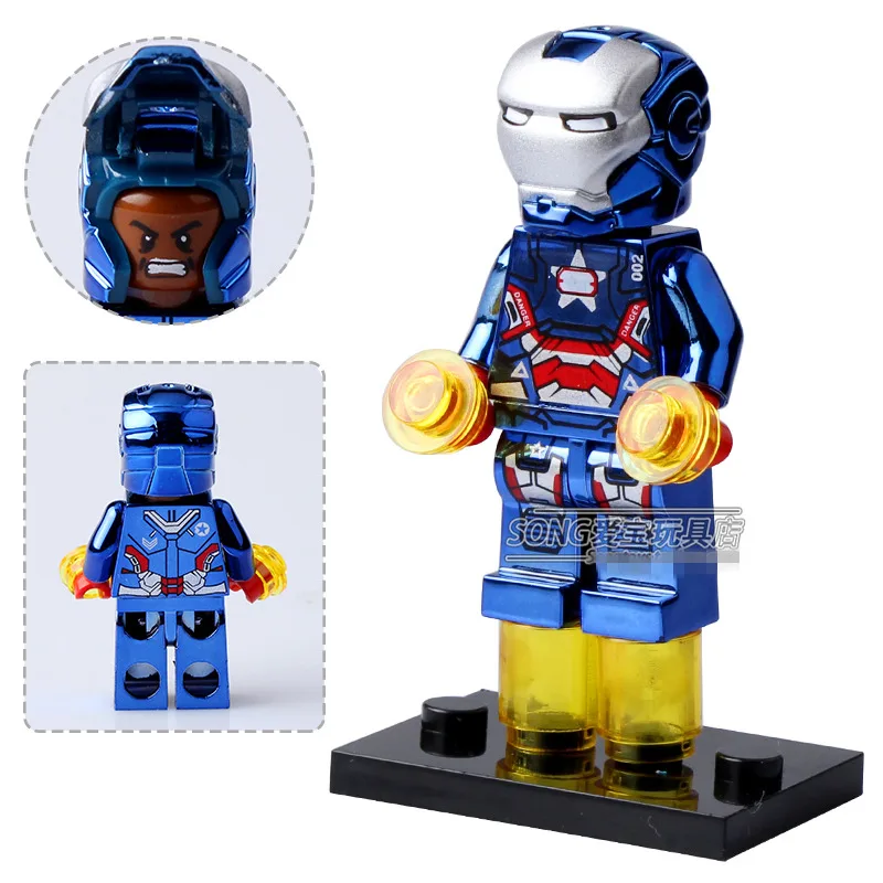Один продажи патриот гальванизирует Железный человек Тони Старк Super Heroes DIY