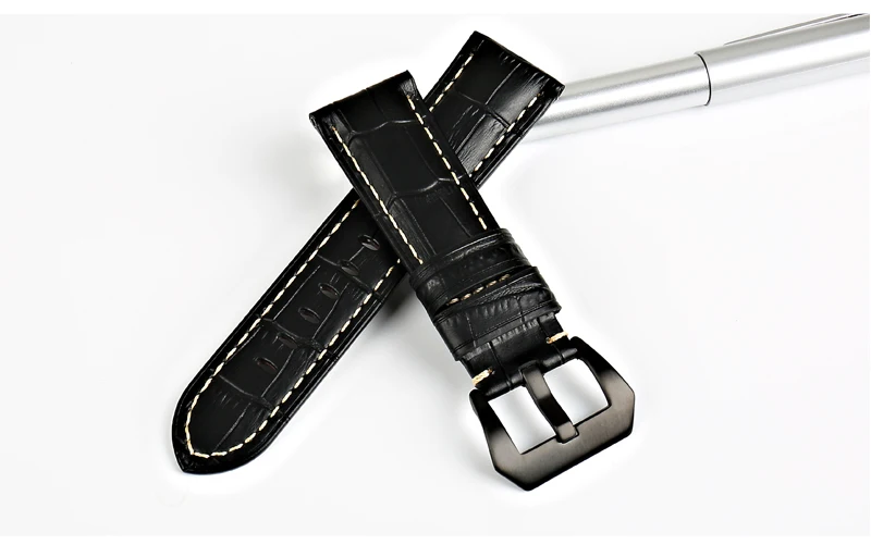 Maikes новый дизайн 22 мм 24 мм 26 мм часы аксессуары ремешки натуральная кожа часы ремешок для Panerai часы браслет ремень