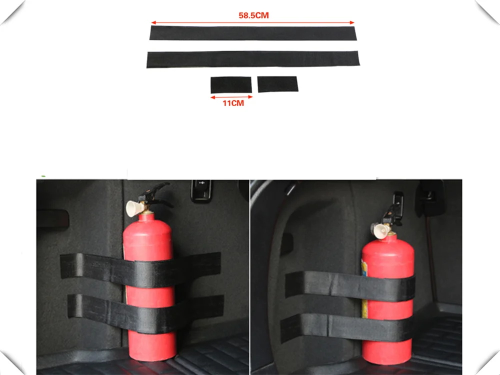 

Car accessories parts fire extinguisher belt line fixing bracket velcro for Ford Taurus Mondeo Galaxy Falcon Everest S-MAX