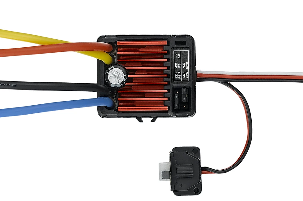 Цена Оригинальный щеточный электронный регулятор скорости Hobbywing QUICRUN 1060 60A ESC и Снежный Барс 540 мотор 35T 45T 55T электродвигателя с электронным регуля...