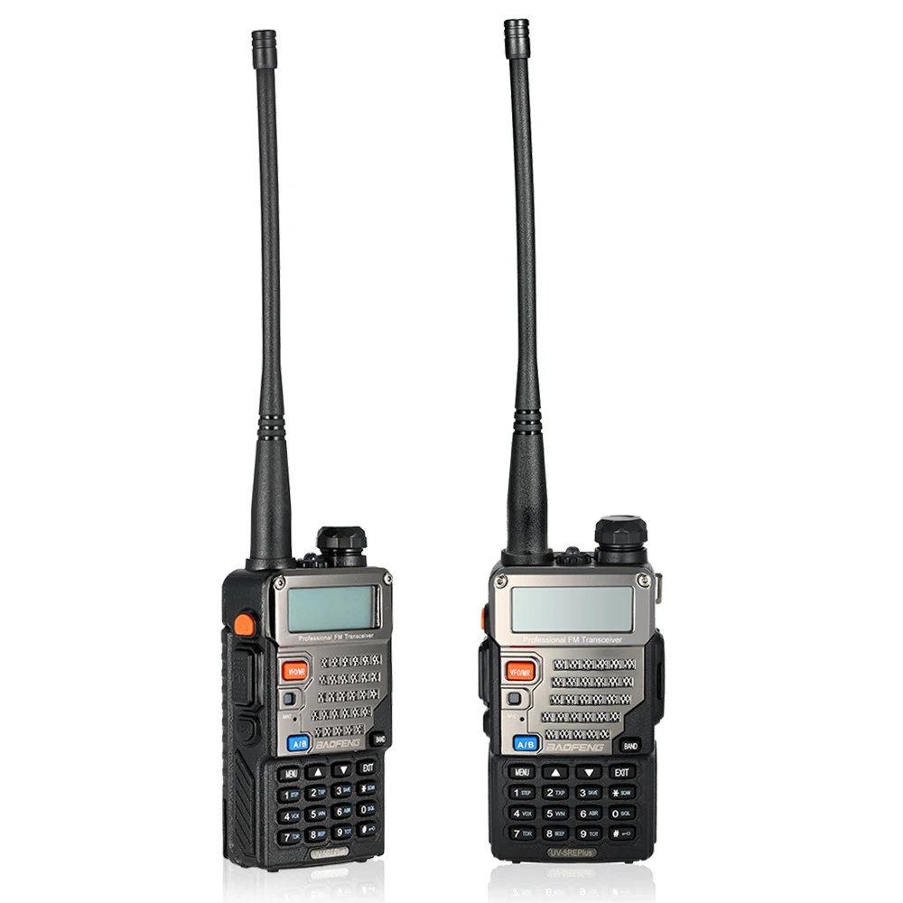 BaoFeng Walkie Talkie UV-5RE Plus портативные радиостанции с двумя полосами 136-174 и 400-520 МГц портативные радиостанции для дальнобойщиков охоты