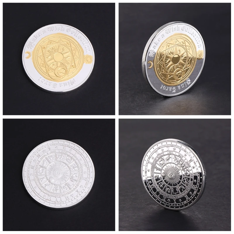 

Pretty Commemorative Coin Tarot Divination Array Storage Collection Arts Gifts Souvenir