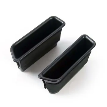 

Areyourshop 2x Door Side Armrest Handle Storage Box Cover Trim For Ford Mustang 2015-2016 Door Handle Storage Glove Box Car Part