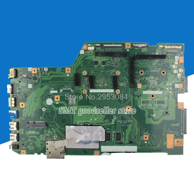  X751MA Motherboard N3540U CPU REV2.0 For ASUS K751M K751MA X752M R752MA Laptop motherboard X751MA M