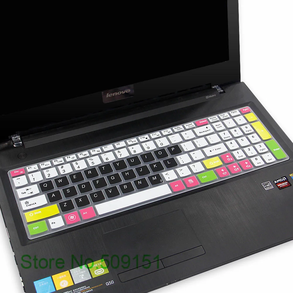 15 дюймовый силиконовый чехол для клавиатуры для lenovo Z510 570 B590 Z50 Z501 Y50 V2000 v4000 flex2 G50-80 Y50P-70 Y700