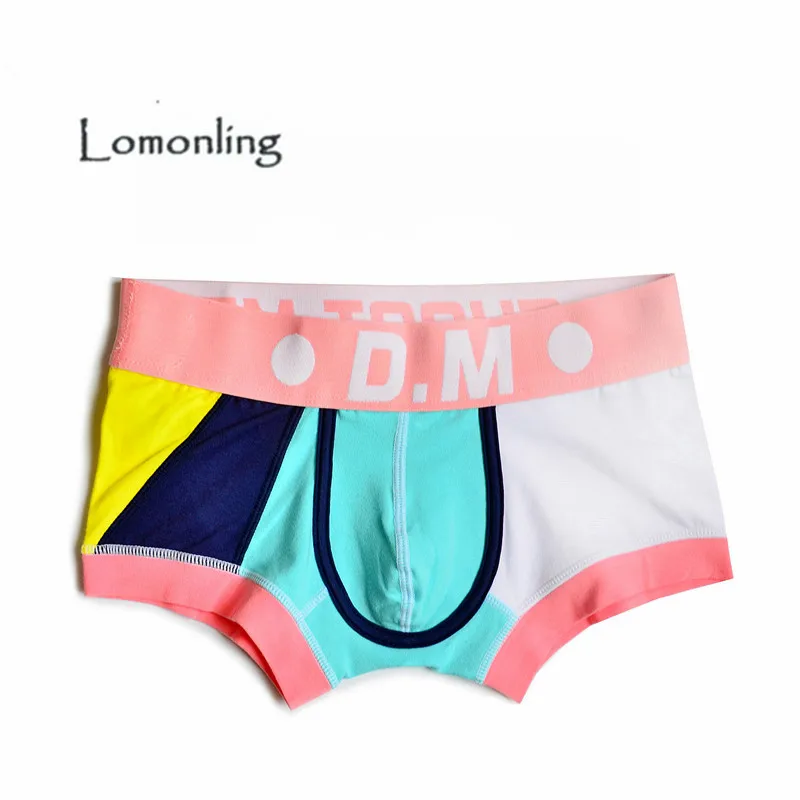 Мужские трусы боксеры Lomonling 2019 модные мужские D.m удобные хлопковые подходящие по