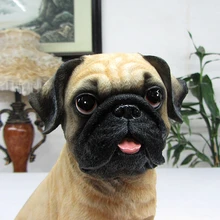 Моделирование полимерное декоративное украшение ручной работы аксессуары для собак книжная полка с фигурой мопса, творчески гостиная, холл украшения свадебные подарки