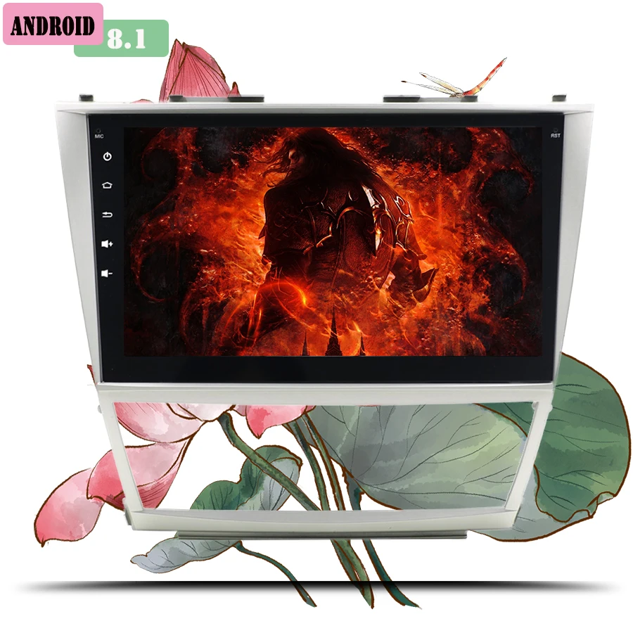 Discount Android 7.1 Quad Core 8" Car DVD Player For Toyota Camry 2008-2011 GPS Navi Support ipod SD/USB Touch Screen Radio mp3 Bluetooth 1