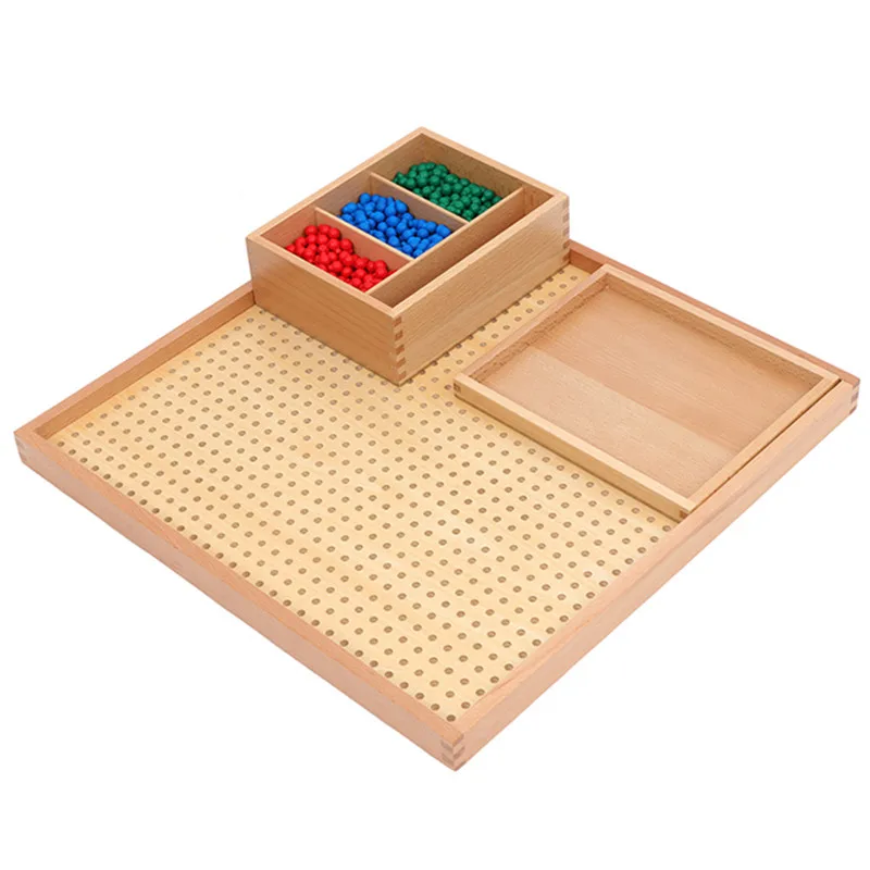 Brinquedo para Crianças de Madeira Jogo de Treinamento Preskool Montessori Educação Crianças Board Conjunto Brinquedo Matemática Juguets Peg 3 Preskool montessori educação crianças brinquedo para crianças