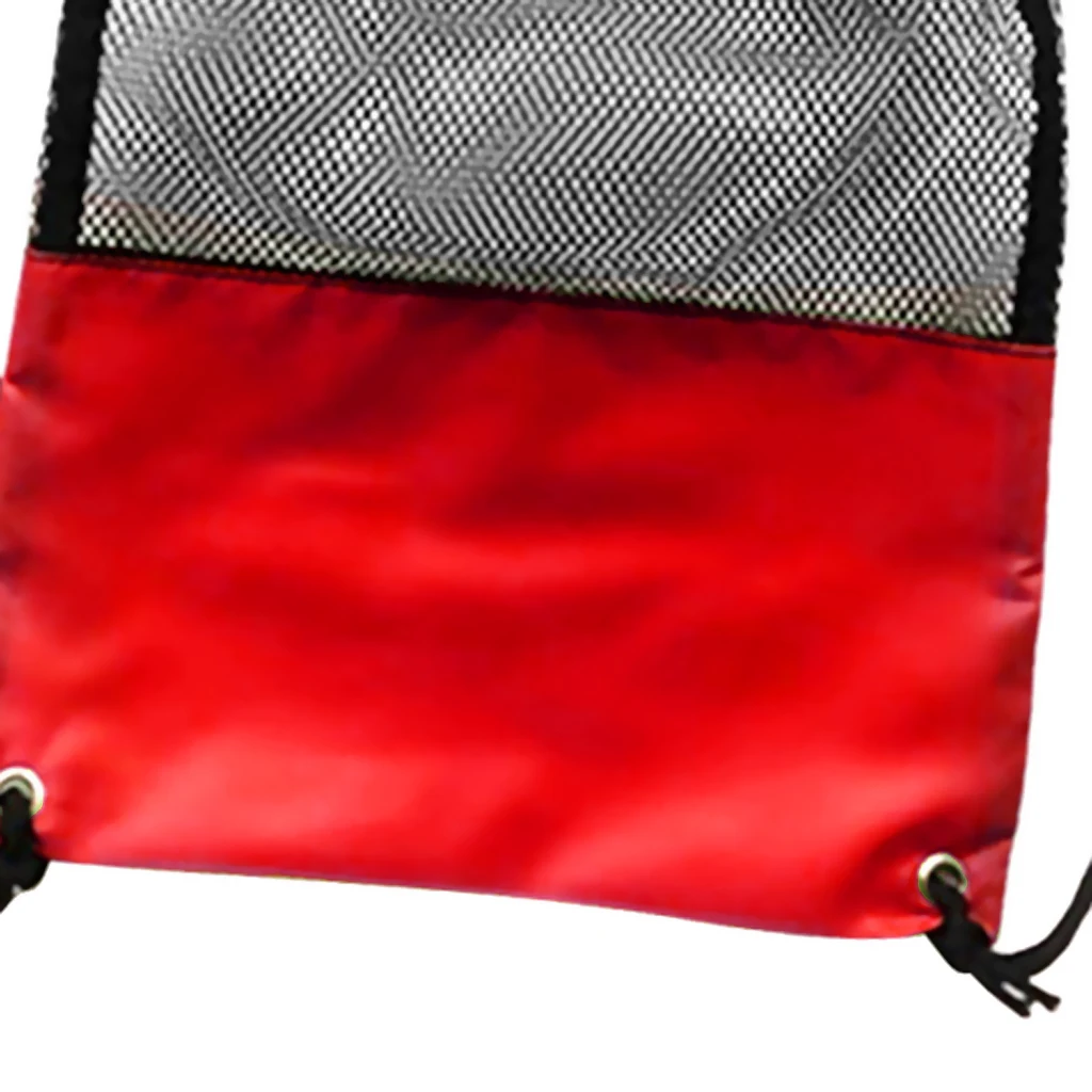 Adjustable 20KG Mesh Drawstring Bag for Snorkeling Scuba Diving Fins Goggles Mask Swimming Swim Dive Water Sports Accessories