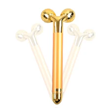 Высокочастотная вибрация Уход за кожей лица Тонкий Формирование для удаления морщин лифтинг кожи энергии Красота бар роликовый массажер ручки