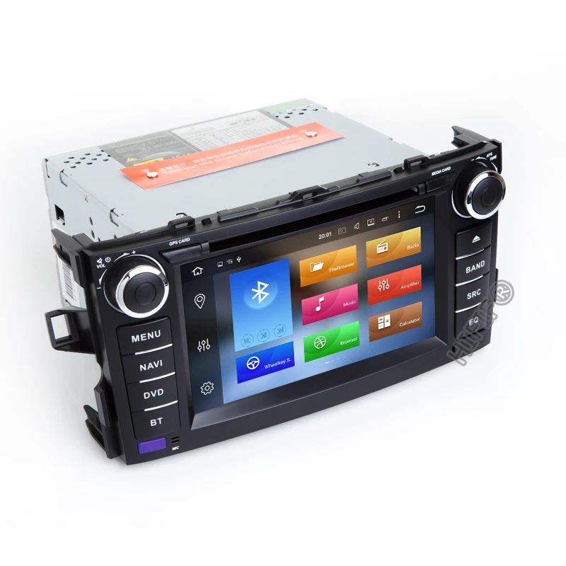 DSP IPS Android 10 2 DIN Автомобильный dvd плеер для TOYOTA AURIS Altis COROLLA 2012 2013 GPS Радио экран стерео
