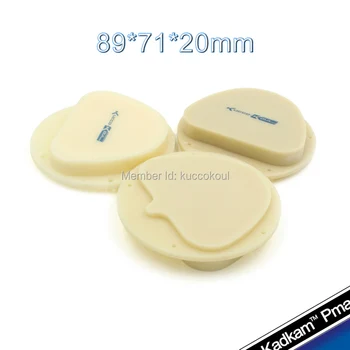 

89*71*20mm D shape disc for AmannGirrbach CAD/CAM system PMMA blank A1/A2/A3 color 5 pcs/lot