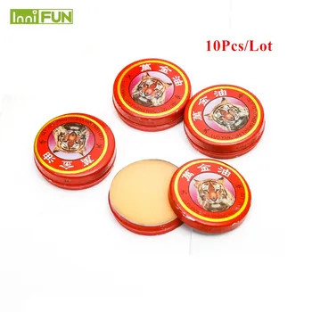 

10pcs InniFun Natural Tiger Balm Essential Oil Treatment Of Influenza Cold Headache Dizziness Muscle Tiger Balm Ointment