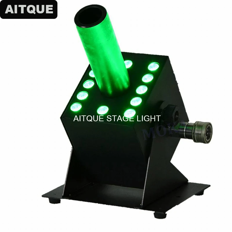 

4pcs Dj led light with dmx 12x 3Watt 3 Watt RGB 3 IN 1 DMX CO2 Gas Cryogenic Jet Cannon Blast 12pcs*3W Tri Colour