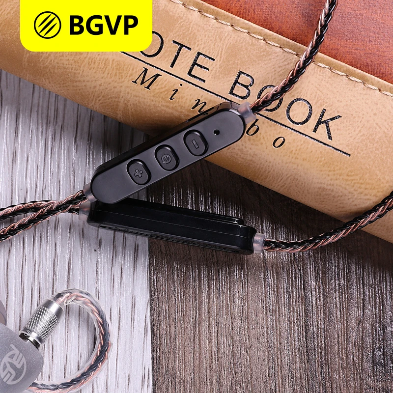 

BGVP M1 bluetooth Module V4.2 Earphone Cable for MMCX Headsets BGVP DN1 DM5 DS1 Detachable Cable HiFi OCC Cable with Mic