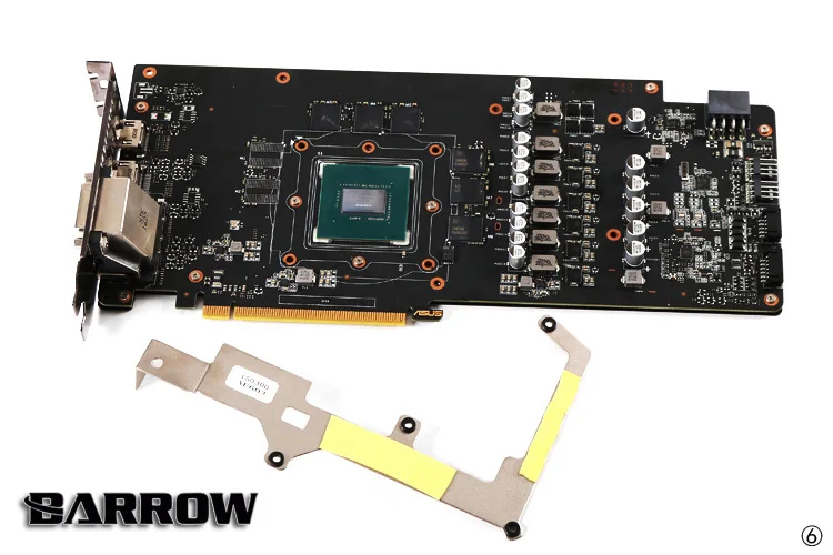 Блок графической карты для ASUS ROG STRIX GTX1080TI O11G GAMING/1080/1070 O8G GAMING/1070TI с полным покрытием