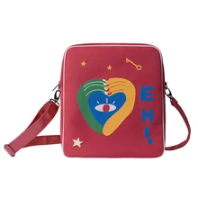 YIZI STORE original waterproof dual-use traveling bags in GRAFFITI series For Teenagers (FUN KIK) yizi canvas printed backpacks in parent child style for adults hot sale fun kik