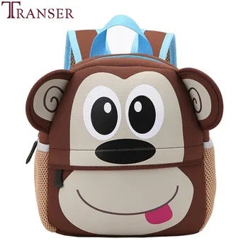 

Transer Children 3D Cute Animal Design Backpack Toddler Kid Neoprene School Bags Kindergarten Cartoon Comfortable Bag A12 30