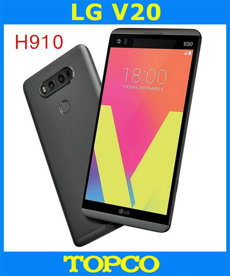 LG V20 H910 AT&ampT Оригинальный разблокированный мобильный телефон андроид LTE 4 ядра 5 7