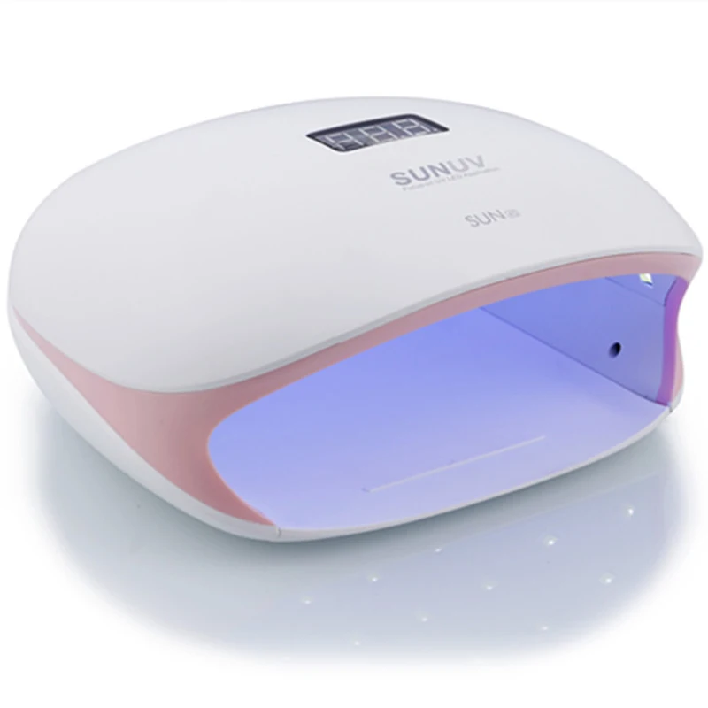 SUN4 48W Dual UV LED Nail Lamp Dryer Gel Polish Curing Light with Bottom 10s/30s/60s/99s Timer LCD display Manicure Tools | Красота и